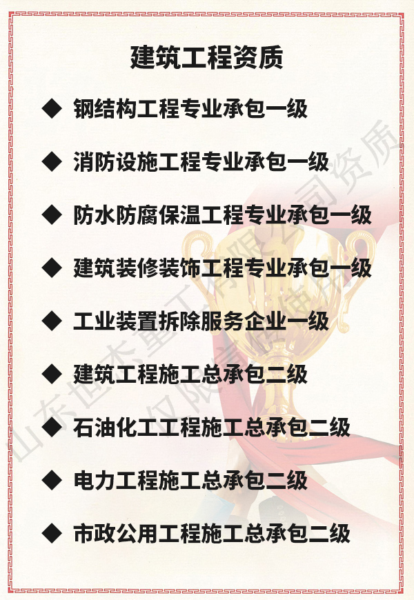 建筑工程资质